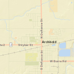 Archbold Street Map