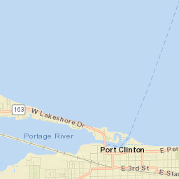 Port Clinton Street Map