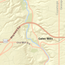 Gates Mills Street Map