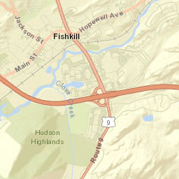 Fishkill Street Map