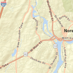 Norwich Street Map