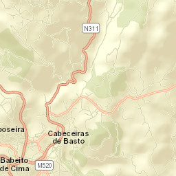 Cabeceiras de Basto Street Map