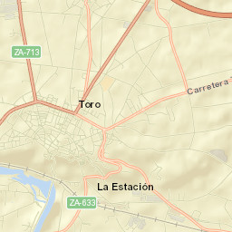 Toro Street Map