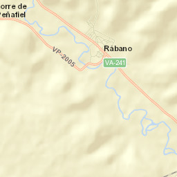 Rábano Street Map