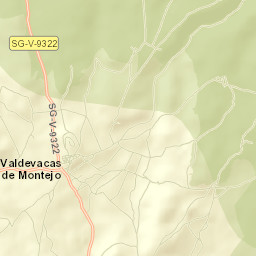 Valdevacas de Montejo Street Map