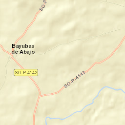 Bayubas de Abajo Street Map