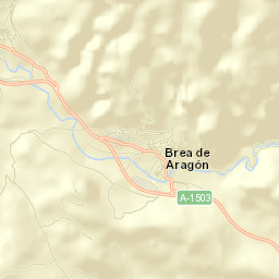 Brea de Aragón Street Map