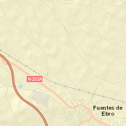 Fuentes de Ebro Street Map