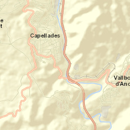 Capellades Street Map