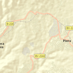 Piera Street Map