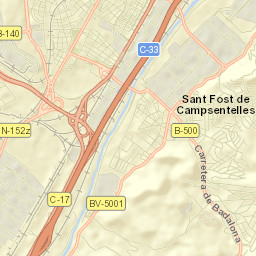 Mollet del Vallès Street Map