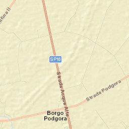 Borgo Podgora Street Map