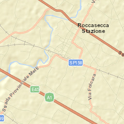 Roccasecca Stazione Street Map