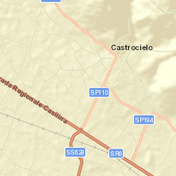 Castrocielo Street Map