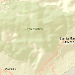 Pozzilli Street Map