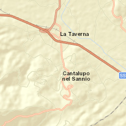 Cantalupo nel Sannio Street Map