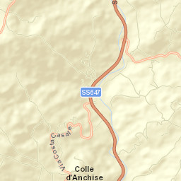 Colle d'Anchise Street Map