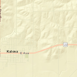 Kalona Street Map