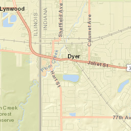 Dyer Street Map