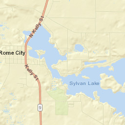 Rome City Street Map