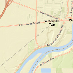Waterville Street Map