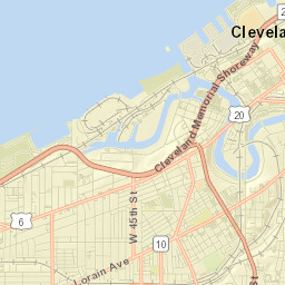 Detroit-Shoreway Street Map