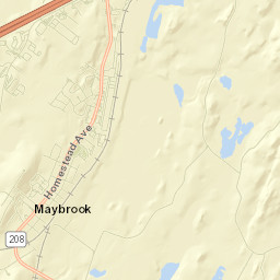 Maybrook Street Map