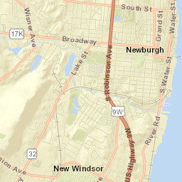 Newburgh Street Map