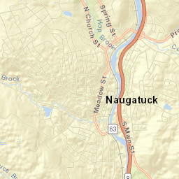 Naugatuck Street Map