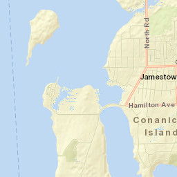 Jamestown Street Map