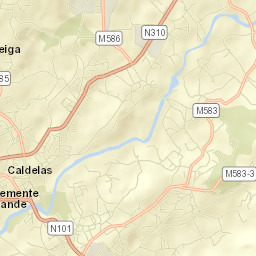 Caldas das Taipas Street Map