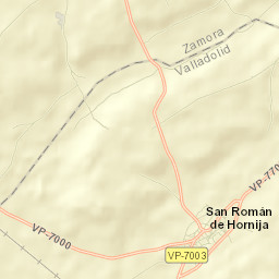 San Román de Hornija Street Map