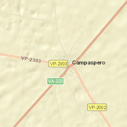Campaspero Street Map