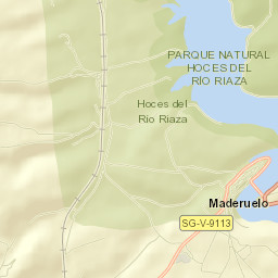Maderuelo Street Map