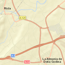 La Almunia de Doña Godina Street Map