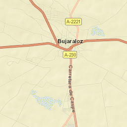Bujaraloz Street Map