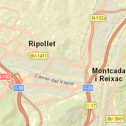 Montcada i Reixac Street Map