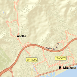 Teià Street Map