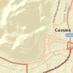 Cassino Street Map