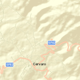 Cervaro Street Map