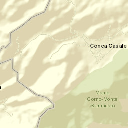 Conca Casale Street Map