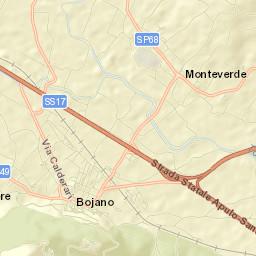 Bojano Street Map