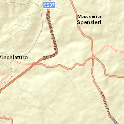 Vinchiaturo Street Map