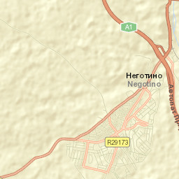 Negotino Street Map