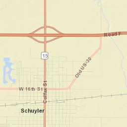 Schuyler Street Map