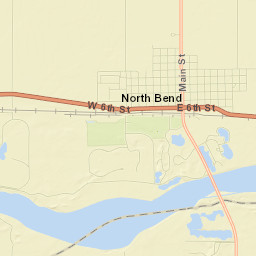 North Bend Street Map
