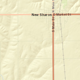 New Sharon Street Map
