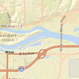 Rock Island County Street Map