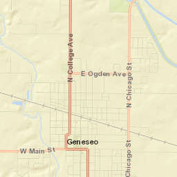 Geneseo Street Map