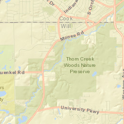 University Park Street Map